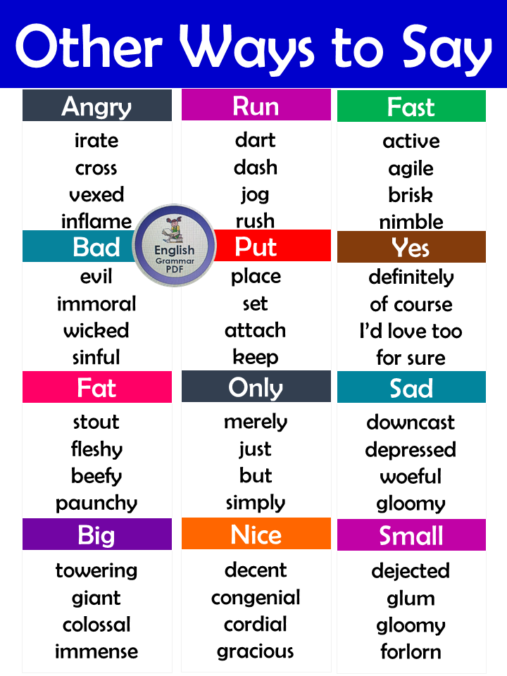 other ways to say