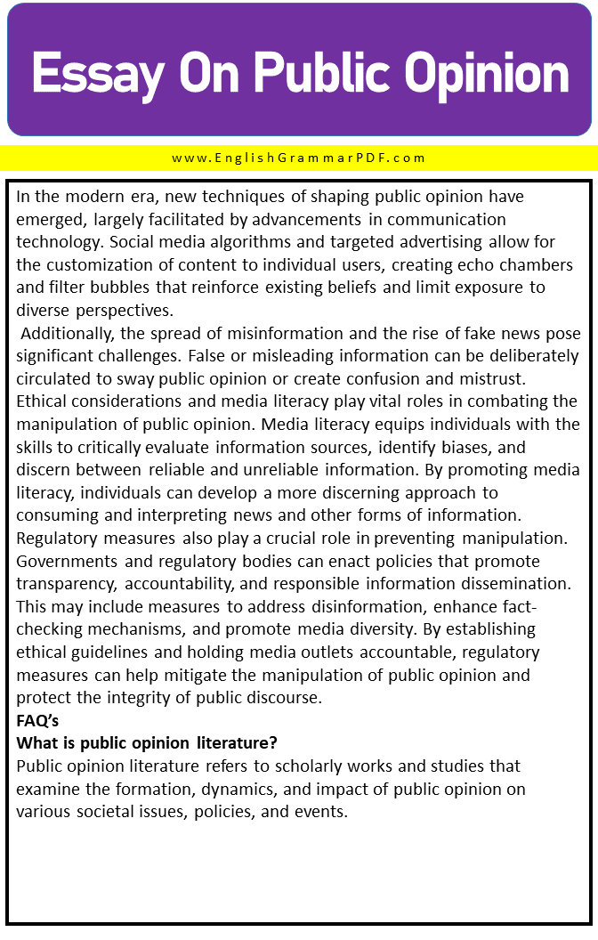 essay on public opinion 6 essay on public opinion 6